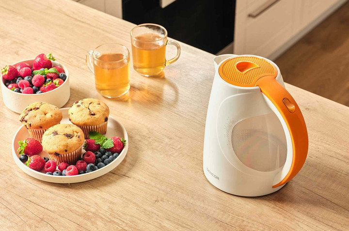 Электрочайник Sencor SWK 1513OR 1.5 л оранжевый Київ - зображення 10