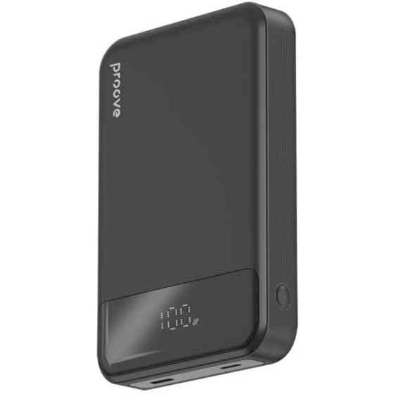 Power Bank Proove Hoodman Magnetic 20W 10000mAh Black (PBH120010001) (Код товару:41618) Харків