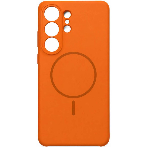 DM Чехол Silicone Case with MagSafe для Samsung S26 Ultra S948 Orange Харків - зображення 3