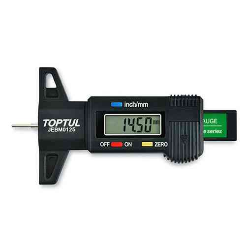 Измеритель глубины протектора шин электронный 0-25,4мм TOPTUL JEBM0125 Харьков