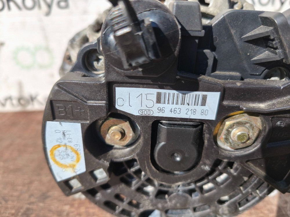 Генератор 150A Peugeot Partner 1.6 hdi 2008-2018 (9646321880) Ковель - изображение 4