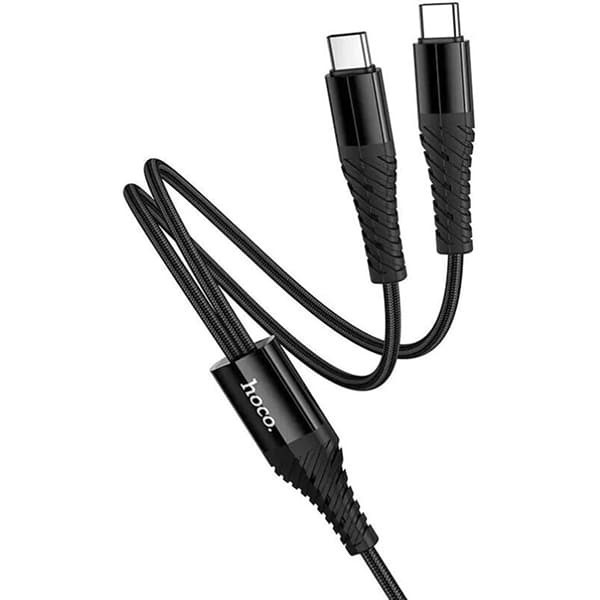 Кабель Hoco X123 2-in-1 Type-C to 2 Type-C 2.4A 1.2m Black Харьков - изображение 5