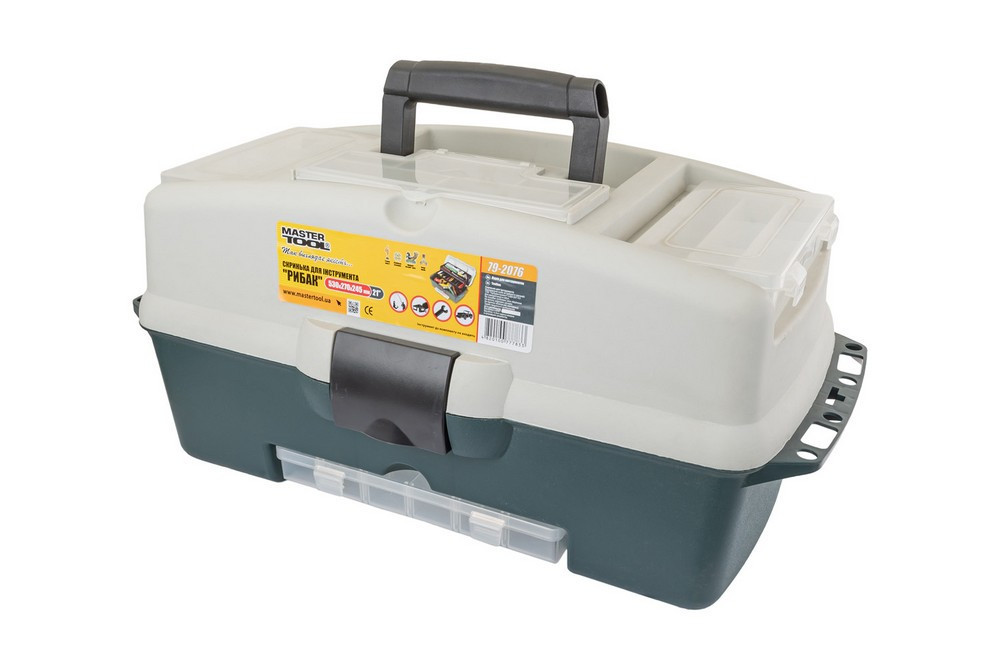 Ящик органайзер MASTERTOOL РЫБАК 21" 530х270х245 мм 79-2076 Харків - зображення 2