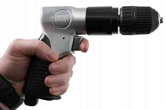 Пневмодрель 3/8" (1800об/мин; реверс; самозажимной патрон) AIRKRAFT AT-4031KLB Харьков