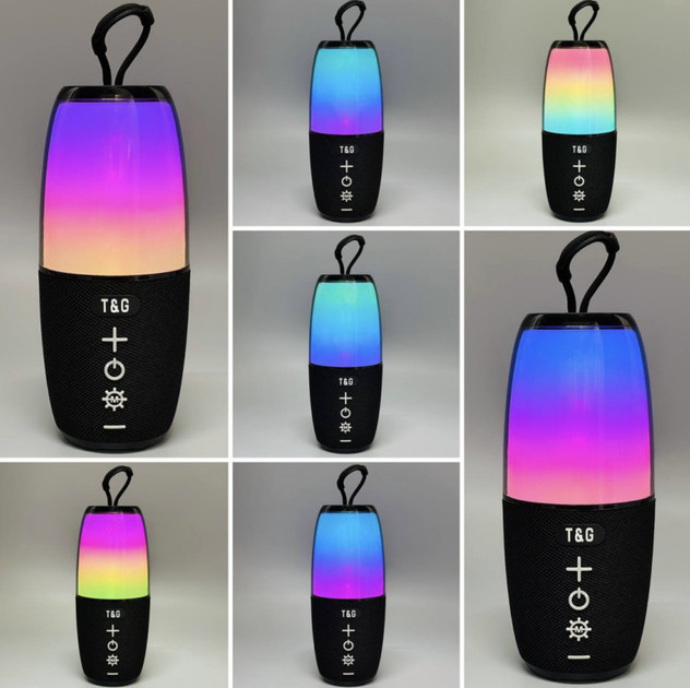 Колонка портативная Bluetooth T&G TG644 black черная Київ - зображення 2