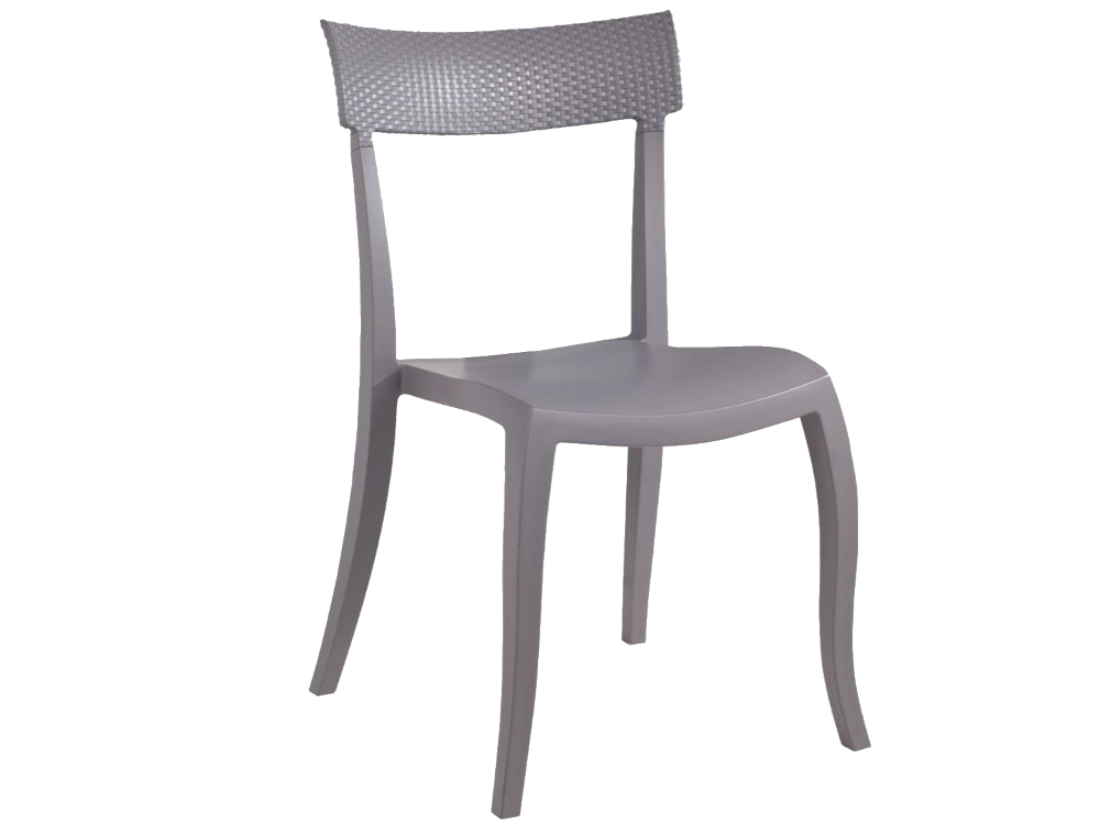 Стул Papatya Hera-SP RATTAN серый шторм Киев - изображение 1