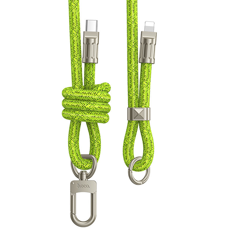 Дата кабель-шнурок Hoco GH7 Elegant Type-C to Lightning (1.8m) Херсон - зображення 1
