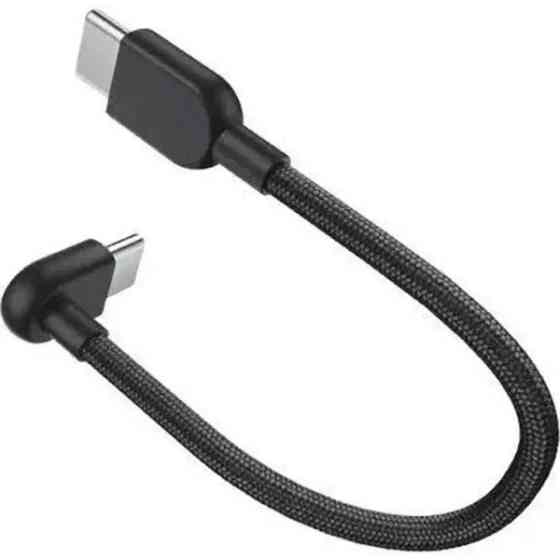 Кабель Xiaomi Braided Type-C to Type-C 3A 0.1m Black (BHR08W0GL) Харків