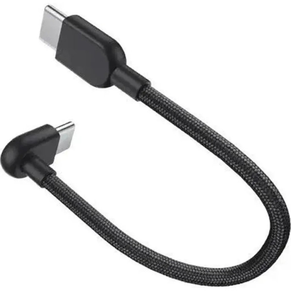 Кабель Xiaomi Braided Type-C to Type-C 3A 0.1m Black (BHR08W0GL) Харків - зображення 3