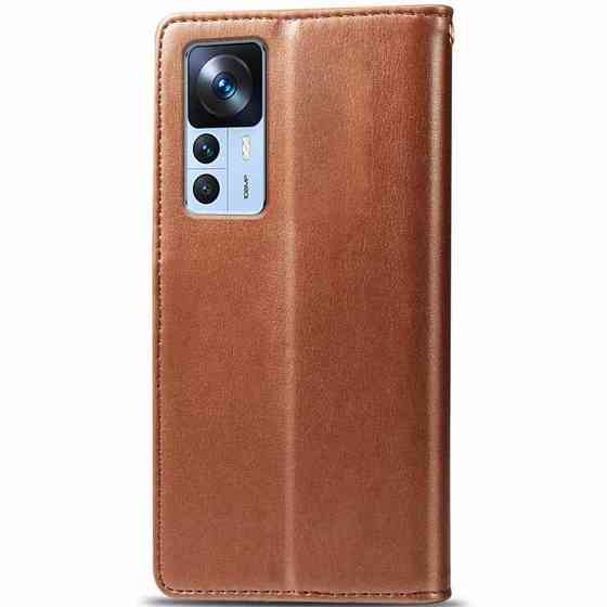 Кожаный чехол-книжка GETMAN Gallant (PU) для Xiaomi 12T / 12T Pro Херсон