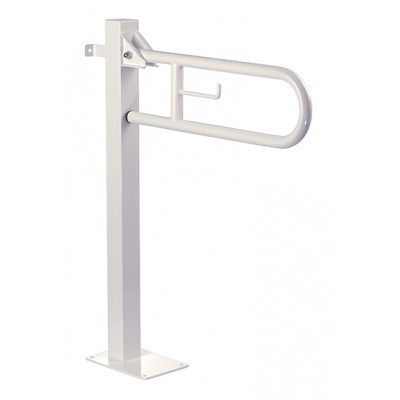 Вертикальный захват стена-пол метал белый Київ - зображення 1