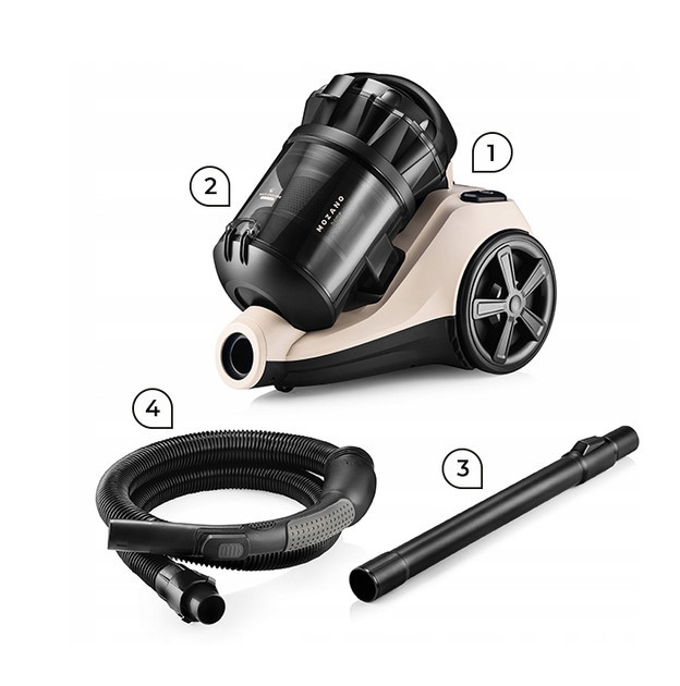 Пылесос Mozano Max СyСloniС Beżowy AGD-ODK-С-03-BEZ 4000 Вт Киев - изображение 7