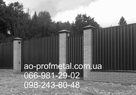 Профлист RAL 9005 матовый.