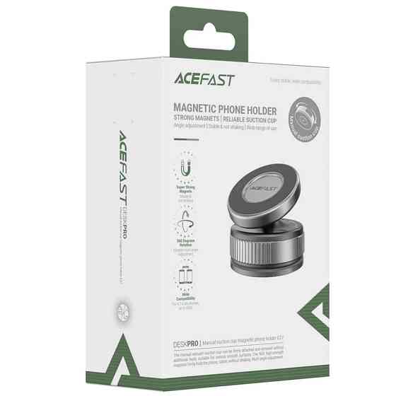 Уценка Автодержатель Acefast E27 Vacuum Suction Magnetic Херсон