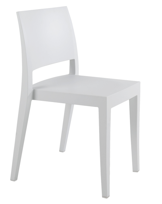 Стул Papatya Gyza матовый белый Київ - зображення 1