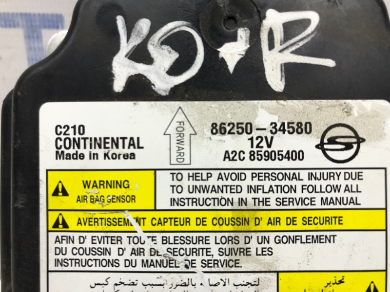 Блок AIRBAG SsangYong Korando C200 2.0 DIESEL 2010 (б/у) Київ - зображення 3
