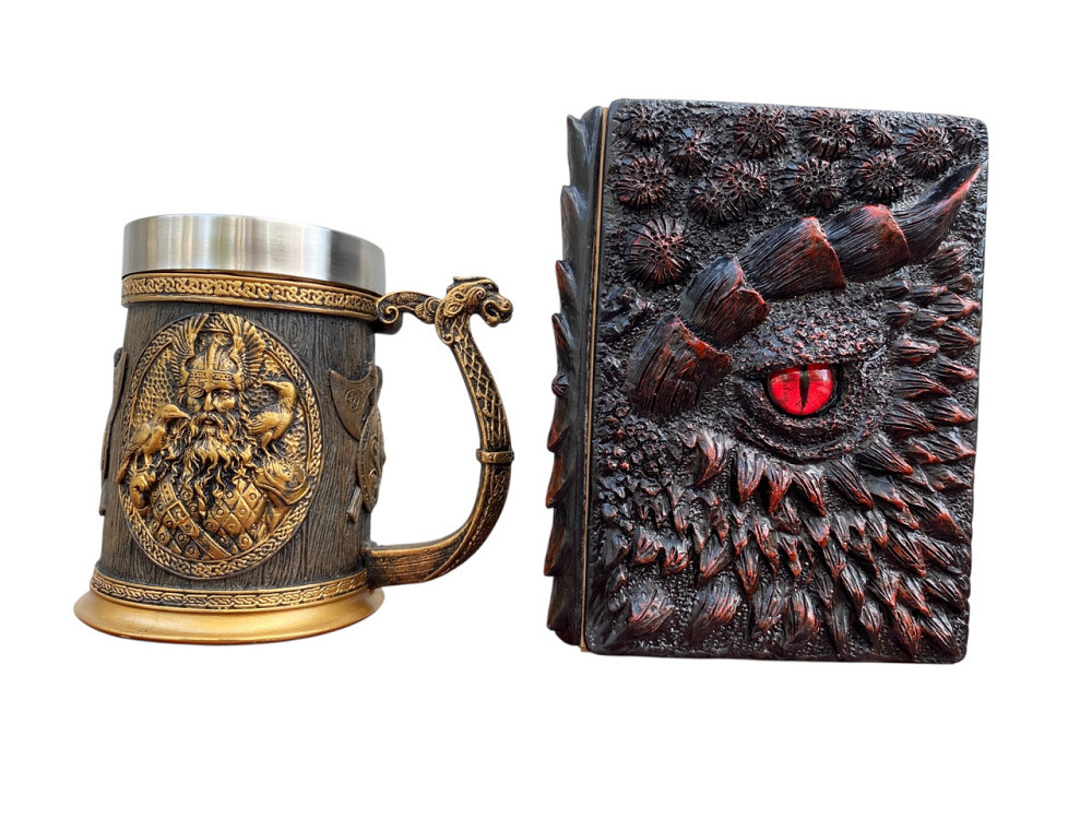 Подарочный набор Кухоль 3 Скандинавские Боги и Блокнот 3 «Око Пламинного Дракона» Киев - изображение 1