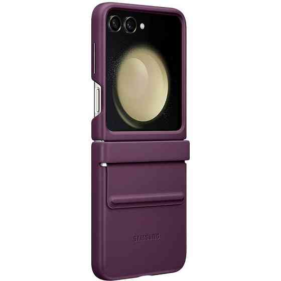 Кожаный чехол Leather Case (AAA) для Samsung Galaxy Z Flip5 Херсон