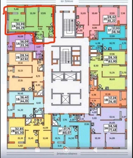 продажа 2-к квартира Киев, Дарницкий, 66000 $ Київ - зображення 3