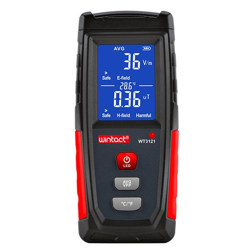 Детектор электромагнитного излучения (магнитометр) (1-1999В/м, 0,01-99,9μt) WINTACT WT3121 Харків - зображення 1