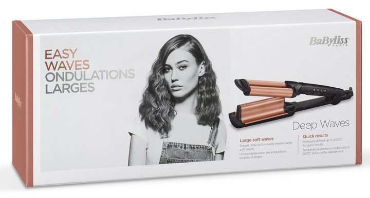 Плойка тройная BaByliss W2447E 85 Вт черная Киев - изображение 8