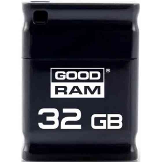 Флеш пам'ять GOODRAM UPI2 (Piccolo) 32GB USB 2.0 Black (UPI2-0320K0R11) (Код товару:40073) Харків