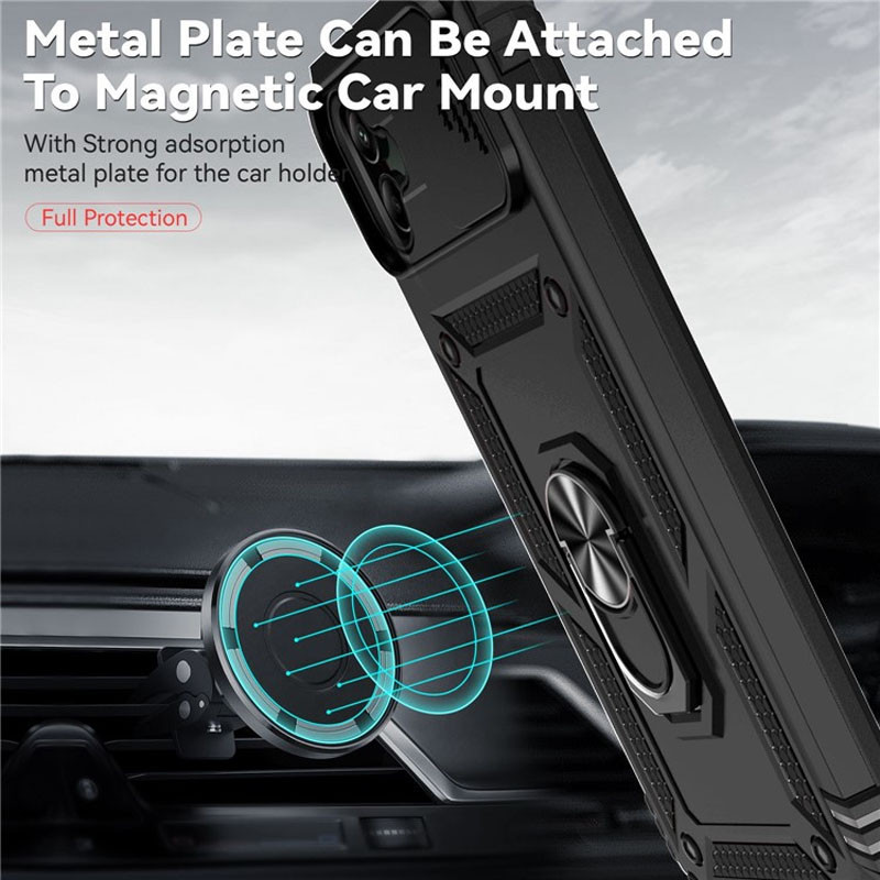 Ударопрочный чехол Camshield Serge Ring для Samsung Galaxy A04 Херсон - зображення 8