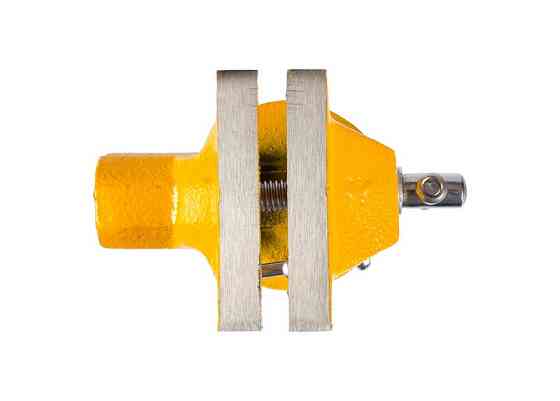 Тиски слесарные поворотные MASTERTOOL 70 мм крепления на струбцине 07-0203 Харків