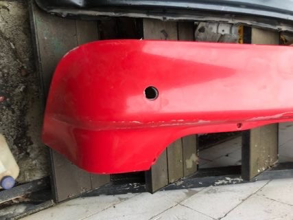 Бу бампер задний Mercedes W168, A1688850225, дефект: трещина, вырез под фаркоп. Кропивницкий - изображение 2