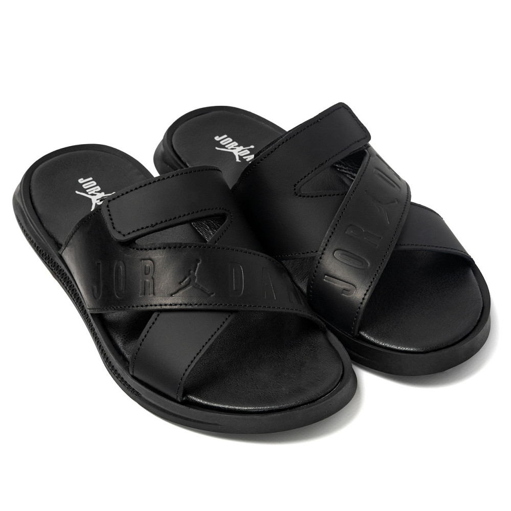 Мужские кожаные  летние шлепанцы-сланцы Jordan Київ - зображення 3