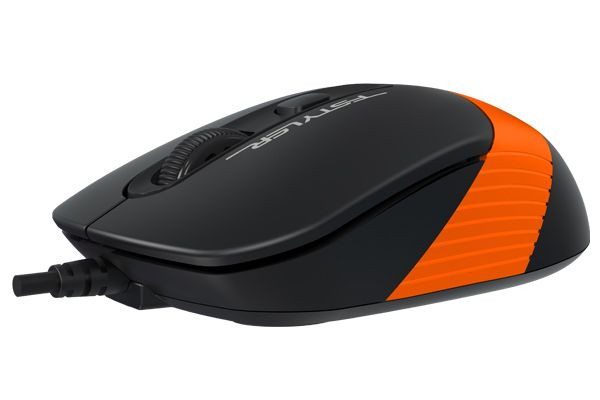 Мышь компьютерная проводная A4Tech Fstyler FM10 Black/Orange оранжевая Киев - изображение 4