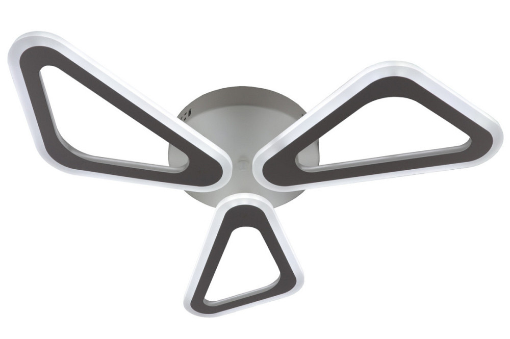 Люстра стельова LED з пультом A6265/3-wh Білий 8х57х57 см. Киев - изображение 1