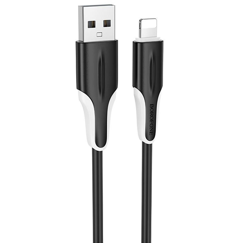 Дата кабель Borofone BX119 New USB to Lightning 2.4A (1m) Херсон - изображение 1