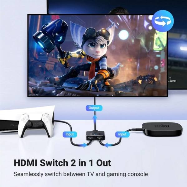 Універсальний HDMI сплиттер-переключатель 2.0 від UGREEN. Дніпро - зображення 1