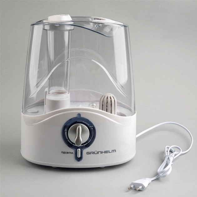 Увлажнитель воздуха Grunhelm GHF-45M 30 Вт белый Київ - зображення 6