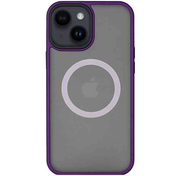 TPU+PC чехол Metal Buttons with Magnetic Fit для Apple iPhone 13 / 14 (6.1") Херсон