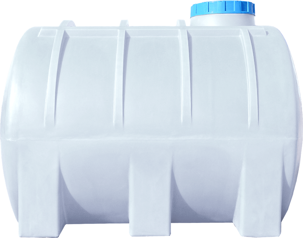 Емкость 3000 л горизонтальная ПБ белая Київ - зображення 5