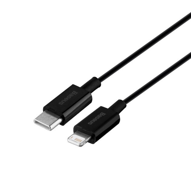 Кабель Type-С Baseus Lightning СATLYS-A-T-L-BlaСk 1 м Київ - зображення 1