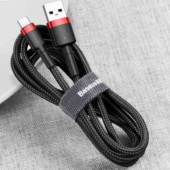 Дата кабель Baseus Cafule USB to Type-C Cable 2A (2m) (CATKLF-C) Херсон