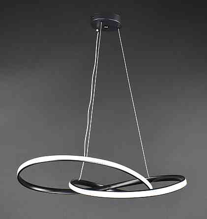 Люстра стельова LED 903-450-bk Чорний 30-150х52х52 см. Київ
