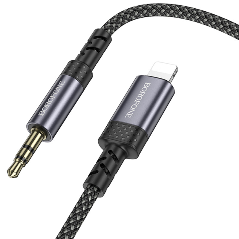Аудио кабель Aux Borofone BL24 Graceful (Lightning to AUX 3.5mm) (1m) Херсон - изображение 4