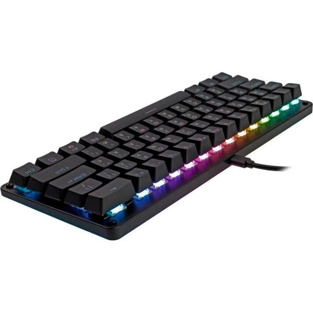 Клавиатура компьютерная проводная Cougar PURI MINI RGB Red Switch CGR-WM1MI-PRMR черная Київ - зображення 3