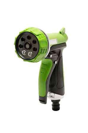 Пистолет для полива MASTERTOOL WATER CLICK ½" 7 режимов металлическое сопло TPR покрытие 92-9348 Харків