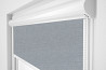 Рулонна штора Rolets Меланж джинс 2-732-475 47.5x170 см закритого типу Світло-сіра Київ