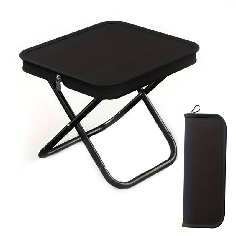 Складной ультралегкий стул Leeseph с чехлом черный Одесса - изображение 1