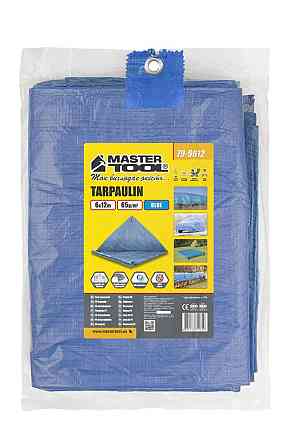 Тент MASTERTOOL BLUE 6х12 м 65 г/м² 79-9612 Харьков