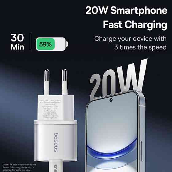 СЗУ Baseus GaN5S OS 20W (1USB-C) (P10162503) Херсон
