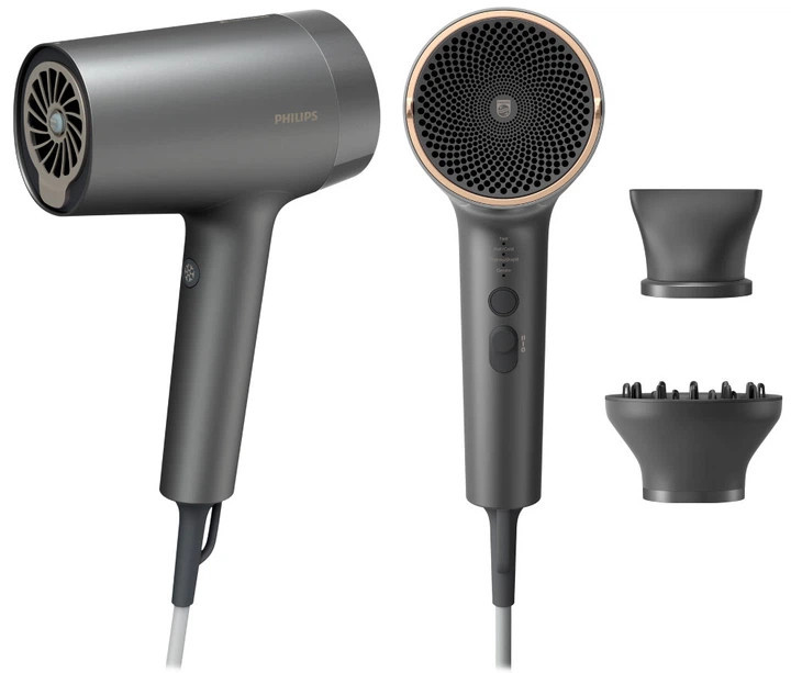 Фен Philips 7000 Series BHD713/10 1800 Вт серый Київ - зображення 1