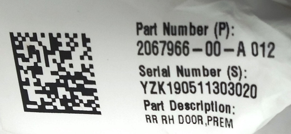 Электропроводка двери задней правой Tesla model 3 2067966-00-A Київ - зображення 3