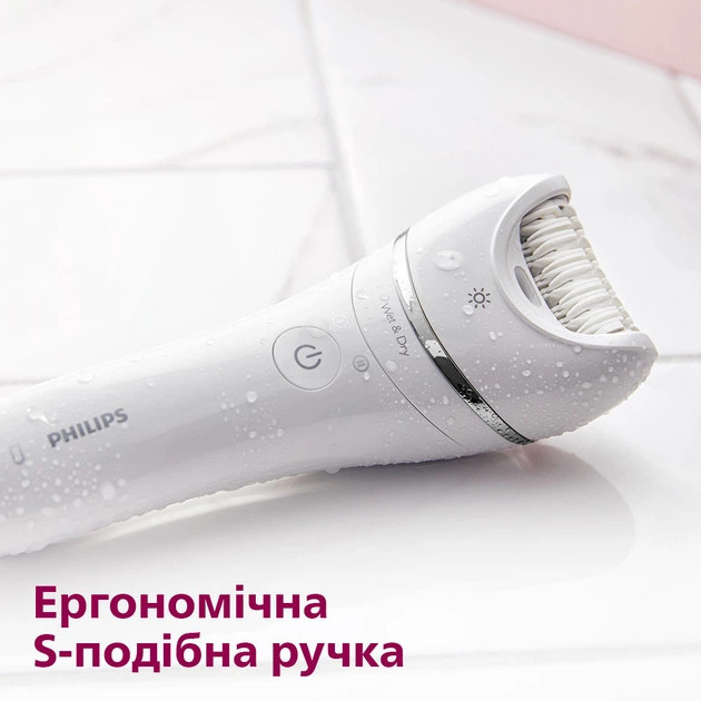 Эпилятор Philips BRE735/00 белый Киев - изображение 2
